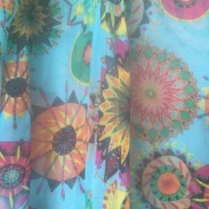 Gorgeous floral silk shirt.